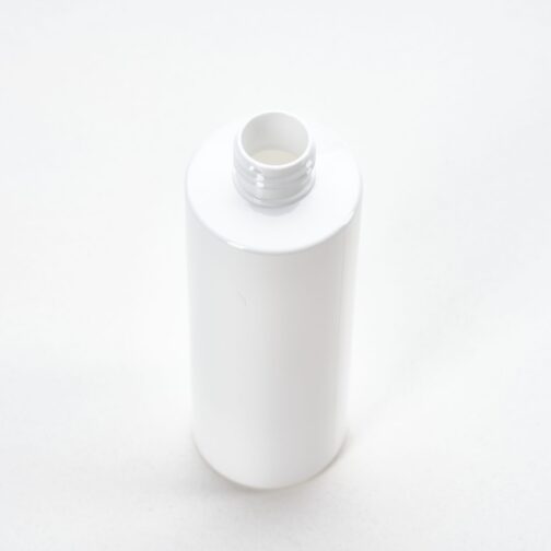 250ml Square Shoulder Bottle – White - Image 3