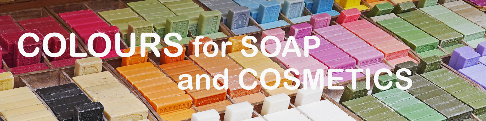 colours for soap and cosmetics